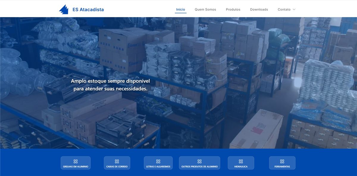 Site ES Atacadista